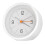 Reliable White ABS 300g Electronic Alarm Clock with Clear Panel 2