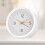 Reliable White ABS 300g Electronic Alarm Clock with Clear Panel 5