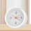 Reliable White ABS 300g Electronic Alarm Clock with Clear Panel 8