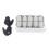 Silicone Earplugs 10x9x3 cm Reusable Sleep Travel 1