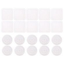 3 Pack Glue Dropping Table Eyelash Extension Supplies Grafting Pads