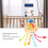 White Space-Shape Pull String Silicone Sensory Toy 5
