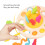 White Space-Shape Pull String Silicone Sensory Toy 3