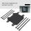 Wireless Earbuds Touch Control 10m Range Noise Isolating Black 8