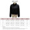 1/4 Zip Sweatshirt Women's 95% Polyester Black S 2