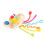 White Space-Shape Pull String Silicone Sensory Toy 11