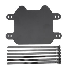 Front License Plate for SUR‑RON Light Bee Light S X Matte Black Easy Fixing