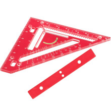 1Ensemble Équerre Pour Menuisiers Rouge Outil Polyvalent En Acrylique