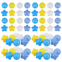 100Pcs Colorful Ocean Star Ball Pit Balls For Kids Outdoor Pool Play