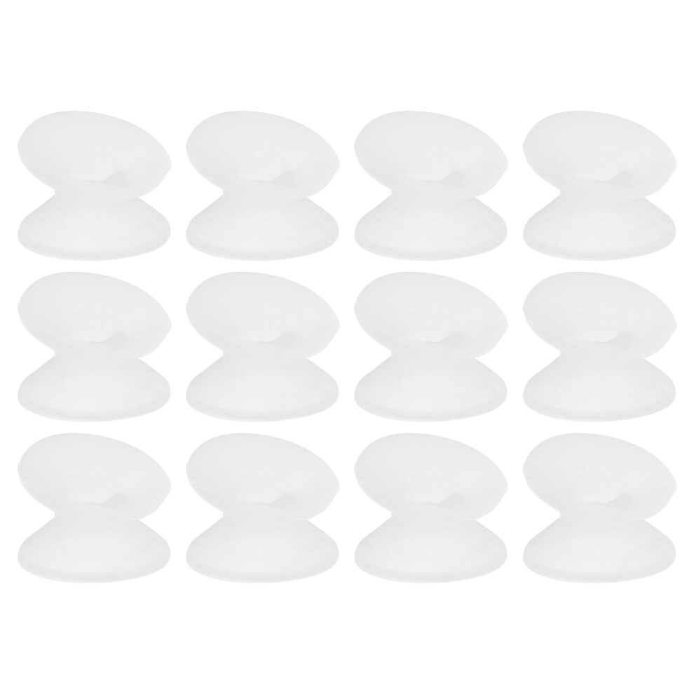 Artibetter 12Pcs Silicone Dustproof Lip Brush Covers Anti-Lost