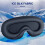 3D Contoured Cup Eye Mask 24x10.5x1.5cm 64g Black 9