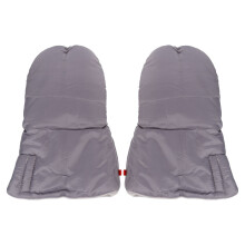 3 Pairs Windproof Cart Gloves Thickened Pushchair Hand Warmers (Grey)