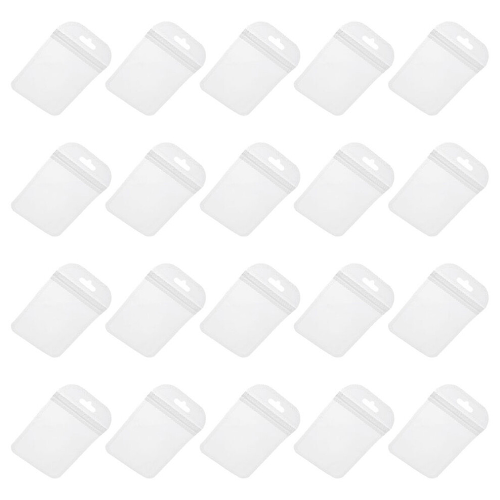Villcase 150Pcs Clear Eva Travel Medicine Organizer Bags Sealable Pill Pouches