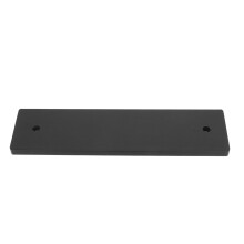 Double Sided Barn Door Handle Black Aluminium