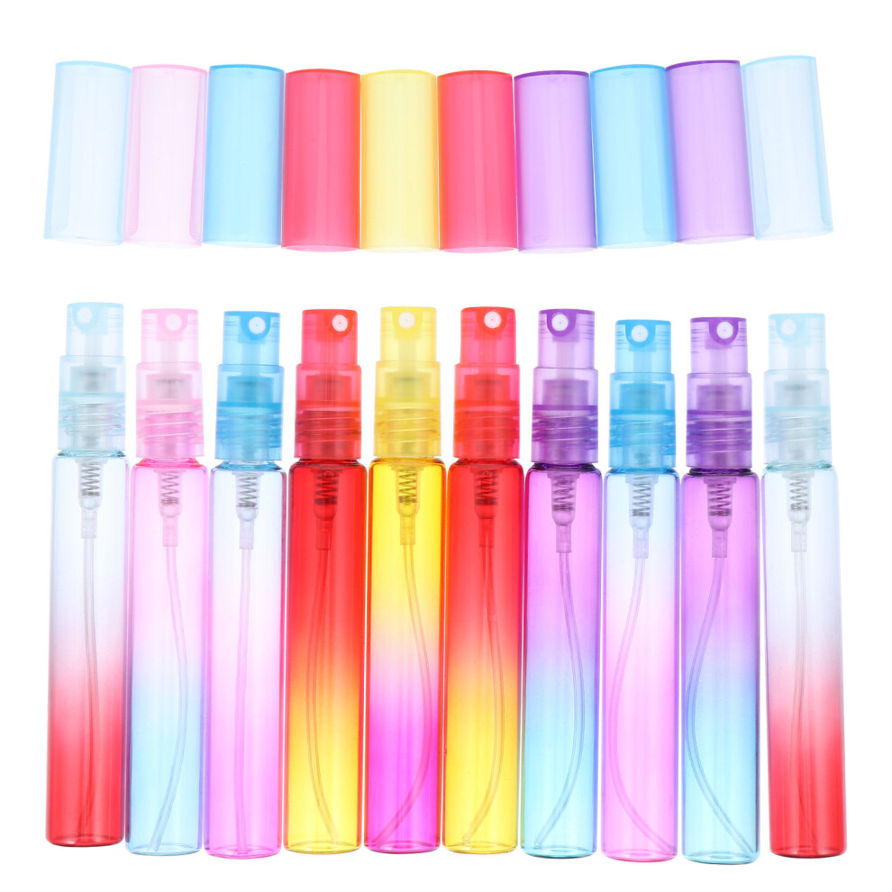 Artibetter 10Pcs 8Ml Refillable Glass Spray Bottles For Perfume Fine Mist