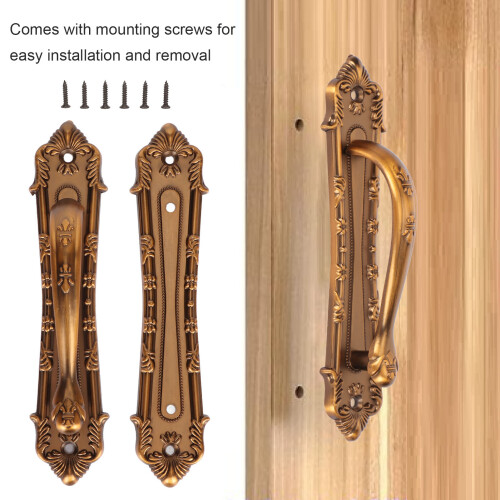 Sliding Barn Door Handles & Pulls - Double Sided Metal Hardware Large Size Kit 2