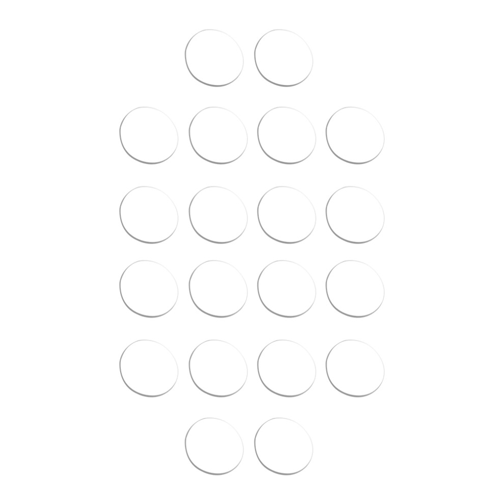 20Pcs Transparent Rubber Pads Elastic Furniture Damper Buffer Cushions 3161621420923