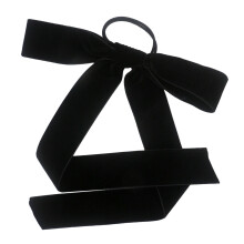 3Velours Strik Haaraccessoires Elastische Haarbanden Decoratief Zwart