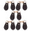 5 Pcs Replacement Feeder Noise Cancelling Earbuds Leather Buckle 1