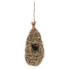 woven straw bird nest hanging birdhouse for balcony