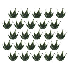 1Ensemble Receptacles Fake Calyxes Vert Pour Fournitures DIY