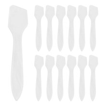 400Pcs Durable Face Mask Scoop Clear Plastic Tool for Beauty Creams