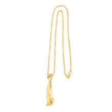 Collana Uomo Pendente Rasoio Oro