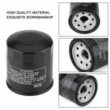 Motorradölfilter für Honda CBR-Serie 68x72mm Schwarz Hochdurchfluss