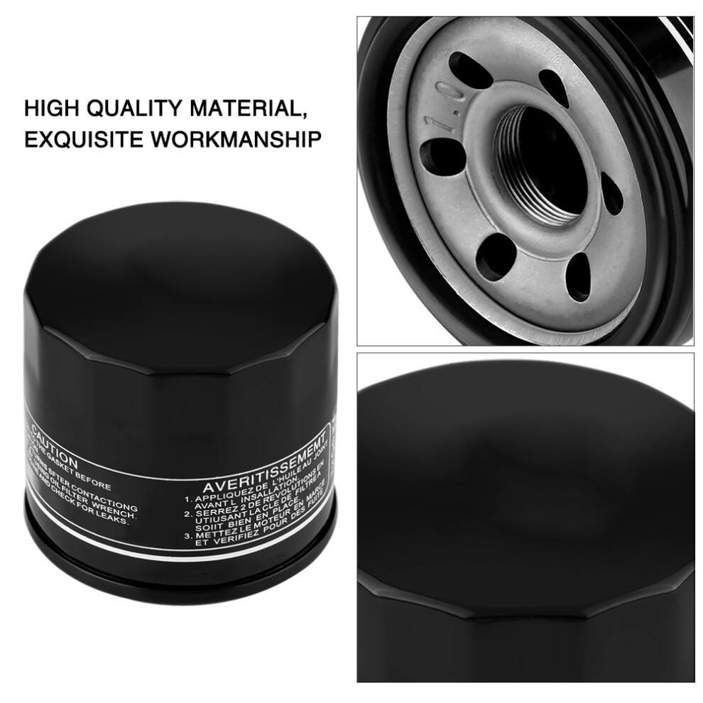 Motorcycle Oil Filter For Suzuki Gsx-R1000/600/750, 68X65mm Black 7891388632029