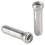 100x Bicycle Bike Shifter Brake Cable Tips Caps End Crimp Silver 2