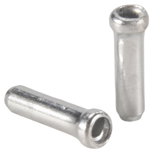 100x Bicycle Bike Shifter Brake Cable Tips Caps End Crimp Silver 1