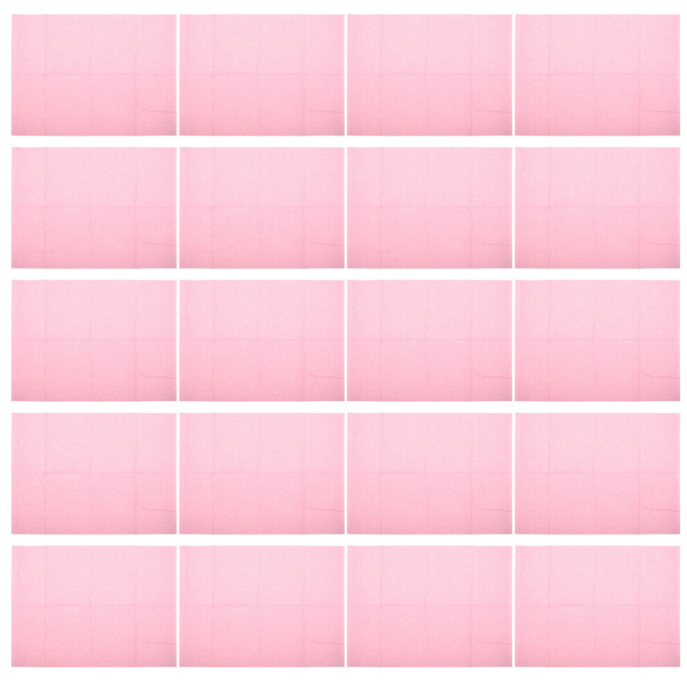 Solustre 125Pcs Disposable Waterproof Oil-Proof Nail Table Mats Non-Woven