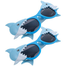 2Pcs Prank Glasses Party Eyewear Unique Design Irregular Sunglasses
