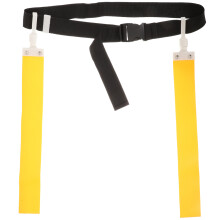 Waist Flag Belt Yellow Polyester 1set 35.4x1.5in