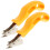 2Pcs Heavy Duty Upholstery Tack Remover Tools Carbon Steel Yellow 1