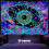 Blacklight Eye Pattern Tapestry 200x150cm Fluorescent UV Reactive Polyester 3