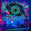 Blacklight Eye Pattern Tapestry 200x150cm Fluorescent UV Reactive Polyester 4