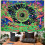 Blacklight Eye Pattern Tapestry 200x150cm Fluorescent UV Reactive Polyester 6