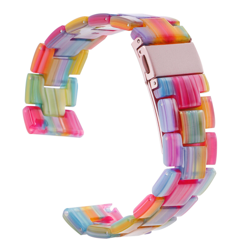 3Pcs Resin Watch Strap For Smart Watch Lightweight Assorted Colors 3622627291844
