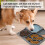 Silicone Lick Mat 21.1x21.1 cm, Purple/Green/Grey 2