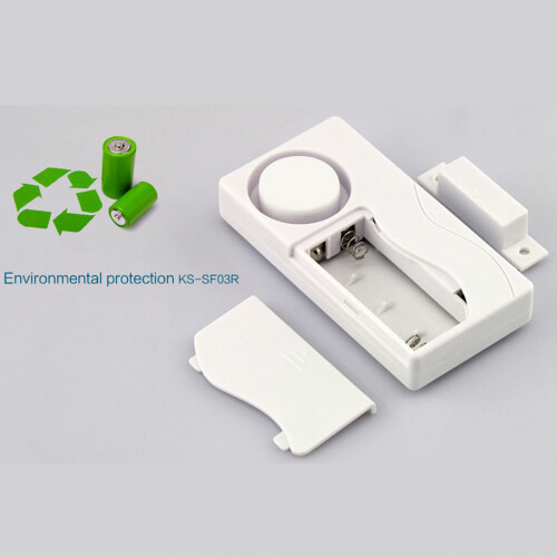 Wireless Door Alarm 108dB Multi-Mode with Remote Control, 85x43x15mm 2