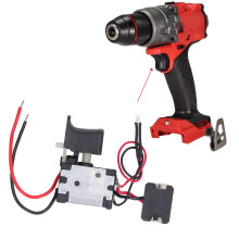 Universal Trigger Switch for Cordless Drills 7.2-24V with Light 16A