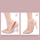 2 Pairs Concealed Heel Straps, Adjustable, White 4