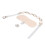 2 Pairs Concealed Heel Straps, Adjustable, White 12