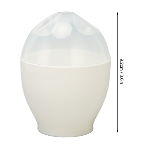 2PCS Microwave Egg Cooker Maker ABS Portable Mini Boiling Cup 9.2cm 1
