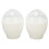 2PCS Microwave Egg Cooker Maker ABS Portable Mini Boiling Cup 9.2cm 3