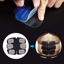 60PCS EMS Gel Pad, Electrode Gel Replacement Pad, EMS Absorbent Gel Pad, Abdominal Muscle Trainer Accessories