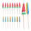 100Pcs Assorted Color Umbrella Cupcake Toppers Disposable Drink Picks 1