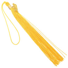 10Pcs Eye-Catching Golden Graduation Cap Tassels for Ceremony Decor