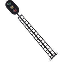 2 Pack Model Train Scenery Traffic Lights Accessory Diorama Supplies